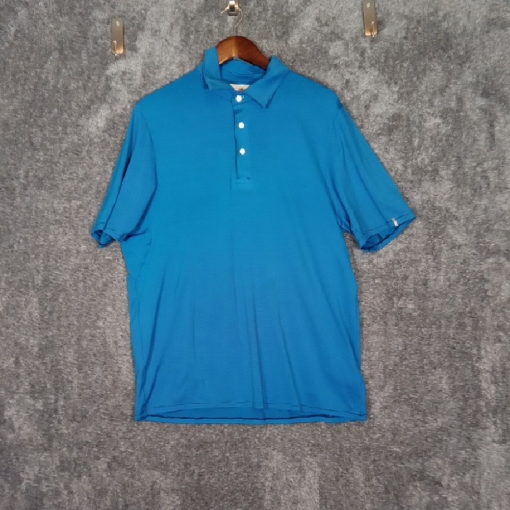 Kjus Men Soren Striped Polo UPF50 Golf Gorpcore Outdoor Size Xl